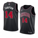 Maillot Chicago Bulls Jakarr Sampson #14 Statement 2018 Noir