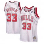 Maillot Chicago Bulls Scottie Pippen #33 Reload Hardwood Classics Blanc