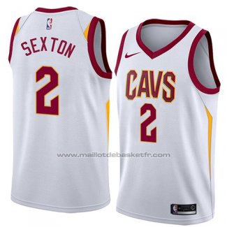 Maillot Cleveland Cavaliers Collin Sexton #2 Association 2018 Blanc