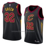 Maillot Cleveland Cavaliers Jeff Green #32 Statement 2018 Noir