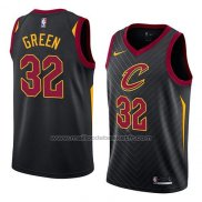 Maillot Cleveland Cavaliers Jeff Green #32 Statement 2018 Noir