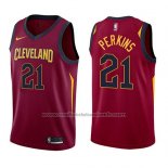 Maillot Cleveland Cavaliers Kendrick Perkins #21 Icon 2017-18 Rouge