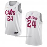 Maillot Cleveland Cavaliers Lauri Markkanen #24 Association 2022-23 Blanc