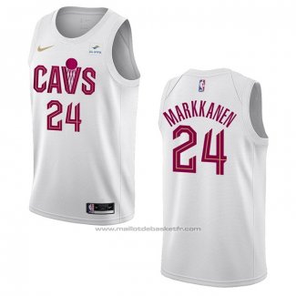 Maillot Cleveland Cavaliers Lauri Markkanen #24 Association 2022-23 Blanc