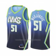 Maillot Dallas Mavericks Boban Marjanovic #51 Ville Edition Bleu