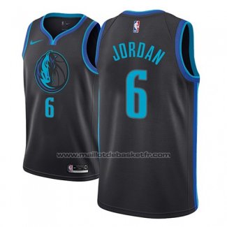 Maillot Dallas Mavericks Deandre Jordan #6 Ville 2018-19 Bleu