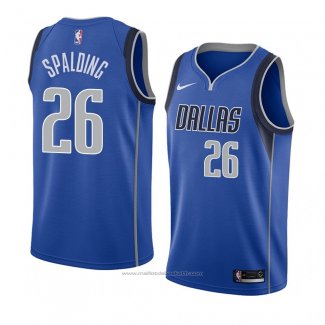 Maillot Dallas Mavericks Ray Spalding #26 Icon 2018 Bleu