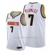 Maillot Denver Nuggets Mason Plumlee #7 Association 2019-20 Blanc