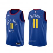 Maillot Denver Nuggets Monte Morris #11 Statement Bleu