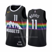 Maillot Denver Nuggets Monte Morris #11 Ville Noir