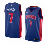 Maillot Detroit Pistons Thon Maker #7 Icon 2018 Bleu