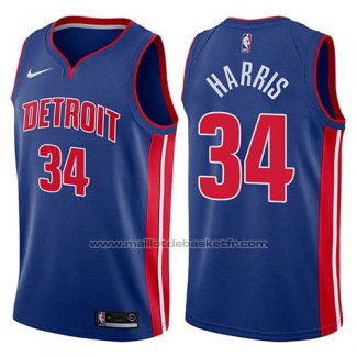 Maillot Detroit Pistons Tobias Harris #34 Icon 2017-18 Bleu