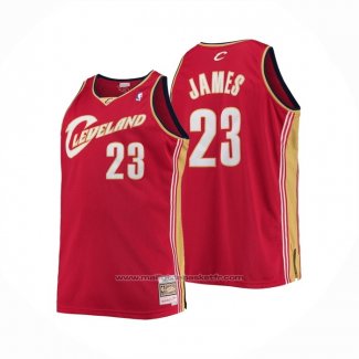 Maillot Enfant Cleveland Cavaliers LeBron James #23 Mitchell & Ness 2003-04 Rouge