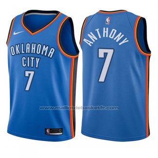 Maillot Enfant Oklahoma City Thunder Carmelo Anthony #7 Icon 2017-18 Bleu