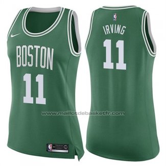 Maillot Femme Boston Celtics Kyrie Irving #11 Icon 2017-18 Vert