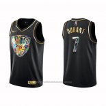 Maillot Golden Edition Brooklyn Nets Kevin Durant #7 2021-22 Noir