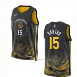 Maillot Golden State Warriors Gui Santos #15 Ville 2022-23 Noir