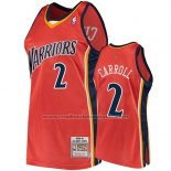 Maillot Golden State Warriors Joe Barry Carroll #2 2009-10 Hardwood Classics Orange