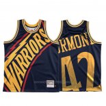 Maillot Golden State Warriors Nathaniel Thurmond #42 Mitchell & Ness Big Face Bleu