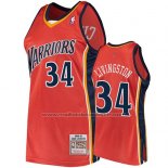 Maillot Golden State Warriors Shaun Livingston #34 2009-10 Hardwood Classics Orange