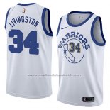 Maillot Golden State Warriors Shaun Livingston #34 Classic 2017-18 Blanc