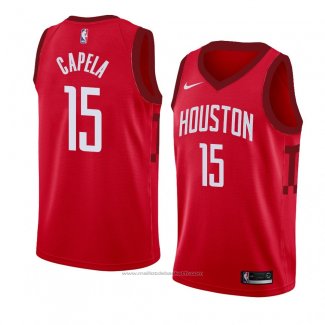 Maillot Houston Rockets Clint Capela #15 Earned 2018-19 Rouge