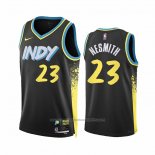 Maillot Indiana Pacers Aaron Nesmith #23 Ville 2023-24 Noir