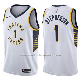 Maillot Indiana Pacers Lance Stephenson #1 Association 2017-18 Blanc