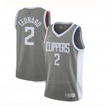 Maillot Los Angeles Clippers Kawhi Leonard #2 Earned 2020-21 Gris