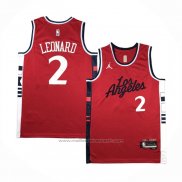 Maillot Los Angeles Clippers Kawhi Leonard #2 Statement 2024-25 Rouge