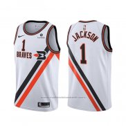 Maillot Los Angeles Clippers Reggie Jackson #1 Classic Edition Blanc