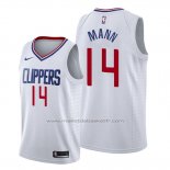 Maillot Los Angeles Clippers Terance Mann #14 Association 2019-20 Blanc