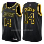 Maillot Los Angeles Lakers Brandon Ingram #14 Ville 2018 Noir