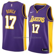 Maillot Los Angeles Lakers Isaac Bonga #17 Statement 2017-18 Volet