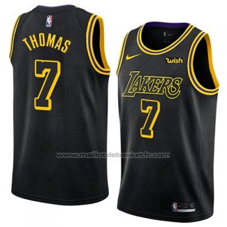 Maillot Los Angeles Lakers Isaiah Thomas #7 Ville 2018 Noir