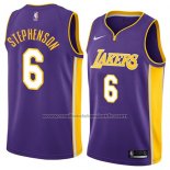 Maillot Los Angeles Lakers Lance Stephenson #6 Statement 2018 Volet