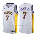 Maillot Los Angeles Lakers Larry Nance Jr. #7 Association 2017-18 Blanc