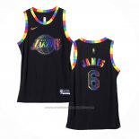 Maillot Los Angeles Lakers LeBron James #6 Fashion Royalty 2022-23 Noir