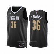 Maillot Memphis Grizzlies Marcus Smart #36 Ville 2023-24 Noir