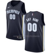 Maillot Memphis Grizzlies Personnalise 2017-18 Bleu