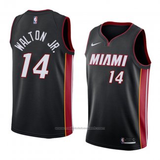 Maillot Miami Heat Derrick Walton Jr. #14 Icon 2018 Noir