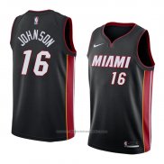 Maillot Miami Heat James Johnson #16 Icon 2018 Noir