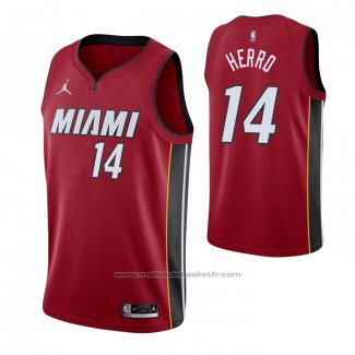 Maillot Miami Heat Tyler Herro #14 Statement 2020-21 Rouge