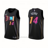 Maillot Miami Heat Tyler Herro #14 Ville 2021-22 Noir