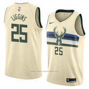 Maillot Milwaukee Bucks Deandre Liggins #25 Ville 2018 Crema