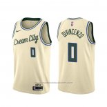 Maillot Milwaukee Bucks Donte Divincenzo #0 Ville Creme