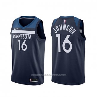 Maillot Minnesota Timberwolves James Johnson #16 Icon Noir