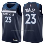 Maillot Minnesota Timberwolves Jimmy Butler #23 2017-18 Bleu