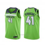 Maillot Minnesota Timberwolves Juancho Hernangomez #41 Statement 2019-20 Vert