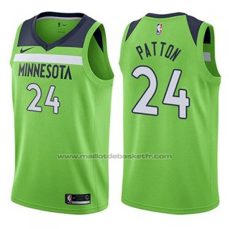 Maillot Minnesota Timberwolves Justin Patton #24 Statement 2017-18 Vert